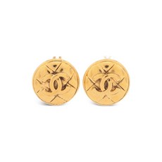 샤넬 중고 1980-1990's 마크 클립온 이어링