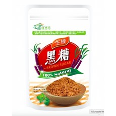 川元花蓮綠農場 生機黑糖粉, 1個