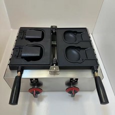 新款Kitty造型鬆餅機 商用小吃攤擺攤適用, 1個, 燃氣款kitty燒