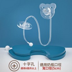 寶寶親餵式加奶安撫奶嘴 適用寬口徑奶瓶, 如圖, 加奶安撫奶嘴 - 十字孔6個月 - 適配寬口徑奶瓶, 1個