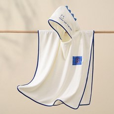 兒童帶帽恐龍造型浴袍 珊瑚絨吸水披蓋巾