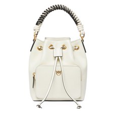 핀코 브레이디드 핸들 버킷 백