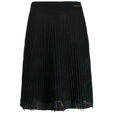베르사체 중고 1990s 스티치 장식 플리츠 스커트