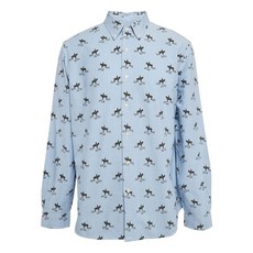 폴로 랄프 로렌 중고 이퀘스트리안 프린트 셔츠