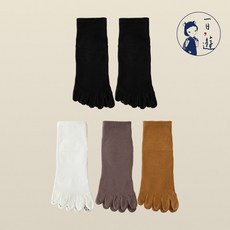 NicoFun 愛定做 5雙 短筒五趾防滑瑜伽襪