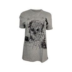 알렉산더 맥퀸 중고 스컬 프린트 티셔츠