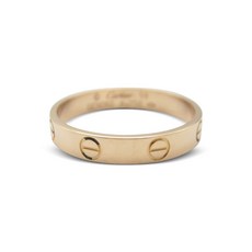 까르띠에 중고 10's 러브 18K 로즈 골드 미니 링