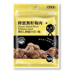 冰梅片 甘送李 驚醒李 蜂蜜無籽梅肉 台灣梅片 香辣梅絲 酸甜可口, 1個, 蜂蜜無籽梅肉20g, 20g