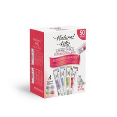 Natural Kitty 自然小貓 超級食物營養肉泥 貓咪機能保健肉泥 貓零食 【紅色】鮪魚組合50入|派對盒, 50個, 【紅色】鮪魚組合50入|派對盒(1月中到, 12g, 鮪魚組合