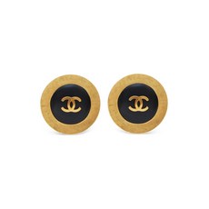 샤넬 중고 1994 CC 로고 클립온 이어링