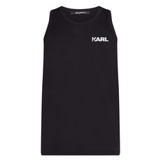 칼 라거펠트 로고 비치 탱크 탑