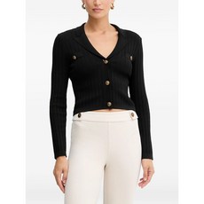 게스 펠리시티 골지 버튼 가디건