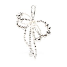 준지 리본 비즈 키링