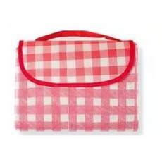 LITTLE LIFE 戶外露營防潮野餐墊 沙灘墊 地墊, 紅格紋