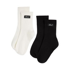 칼 라거펠트 시그니처 로고 양말 2팩 세트