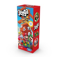 瑪利歐 疊疊樂 Jenga 孩之寶正版桌遊玩具, 1個
