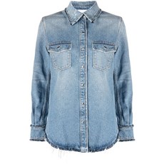 끌로에 프린지 데님 셔츠