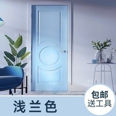 【開發票/統編】三青漆水性木器漆油漆 木質家具改色漆 免打磨木器改色漆 木頭改色漆 木門家具翻新漆木漆家居修補漆環保無味油漆389990, 1個, 淺蘭色(半啞光)送工具,150克【可刷約1平方一遍】