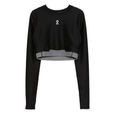 온러닝 트레인 긴소매 크롭 탑