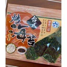 全素 台式烤海苔 椒鹽口味 低熱量 13包組, 1個, 醬燒味