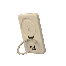 ADAM elements VIANTA B5/B10 磁吸行動電源 20W USB-C 快充 360° 旋轉支架, 固態式 電芯-奶茶色, VIONTA B10