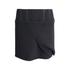 발렌시아가 중고 오버랩 디테일 미니 스커트