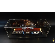 WBS樂光創意 10277 鱷魚火車頭 專用展示盒/壓克力盒 (不含積木), 1個