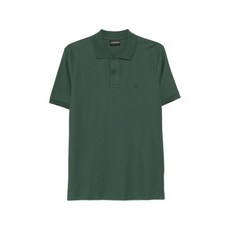 엠포리오아르마니 로고 자수 폴로 셔츠