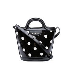 마르니 중고 2015-2025 Patent Polka Dot Tropicalia satchel