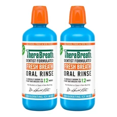 TheraBreath 冰涼薄荷漱口水, 2個, 1L