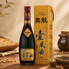 三鷹食品 黑龍壺底油 (油清) 600ml - 古法釀造醬油, 1盒