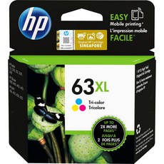 HP NO.63XL 原廠墨水匣 高容量 F6U64AA 彩色, 1個, F6U63AA 彩色