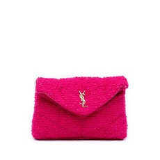 생 로랑 중고 2021 토이 부클 트위드 루루 패딩 클러치