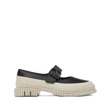 캠퍼 픽스 버클 장식 발레리나 플랫