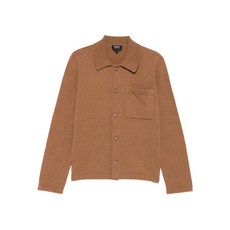 A.P.C. 버튼 패치 포켓 가디건