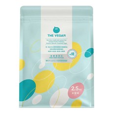 THE VEGAN 高纖優蛋白水溶性膳食纖維沖泡飲 水蜜桃口味, 2.5kg, 1個