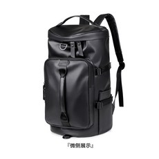 英冠 大容量旅行健身包 適用於多種出行方式, 黑色, 1個