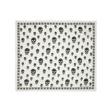 알렉산더맥퀸 스컬 프린트 울 스카프