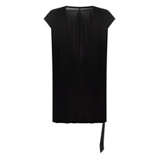 릭 오웬스 다크쉐도우 딥 V넥 민소매 탑