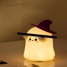 趴趴熊小夜燈 充電款三檔暖光可定時, 魔法師,充電款-三檔暖光可定時