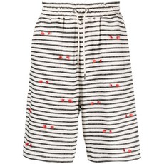 헨릭빕스코브 프린지 스트라이프 쇼츠