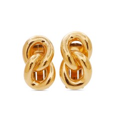 크리스찬 디올 중고 체인 링크 클립온 이어링