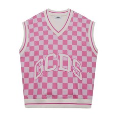 GCDS 체크 베스트