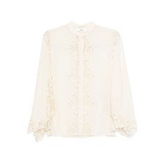 끌로에 레이스 트리밍 블라우스