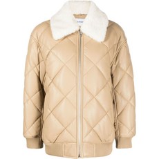 스탠드스튜디오 다이아몬드 퀼팅 인조 가죽 재킷