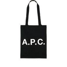 A.P.C. 루 로고 프린트 캔버스 토트 백