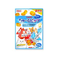 INABA CIAO 啾嚕貓咪零食 鮪魚鰹魚綜合口味, 241g, 1個, 鮪魚鰹魚CS-176