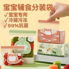 保鮮袋 冷凍密封袋 食品級抗菌分裝袋, 1個, # 升級抗菌款 -99.9%抗菌-母嬰級,XXS兩盒+XS兩盒 共152只 I 專