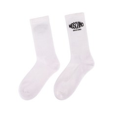 모스키노 로고 자수 양말