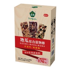 薌園 地瓜綜合穀物棒 非油炸軟酥脆 6入裝, 1個